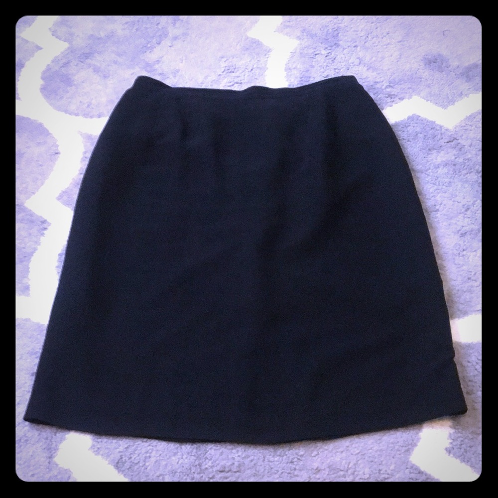 Black pencil skirt